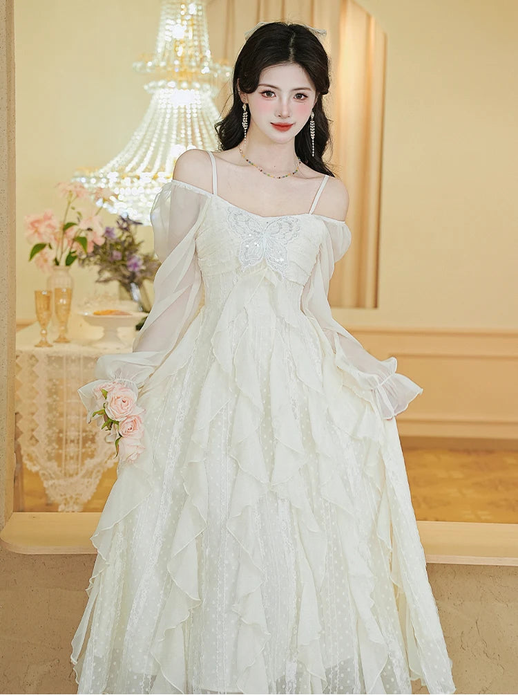 Airielle Butterfly Applique Fairy Dress