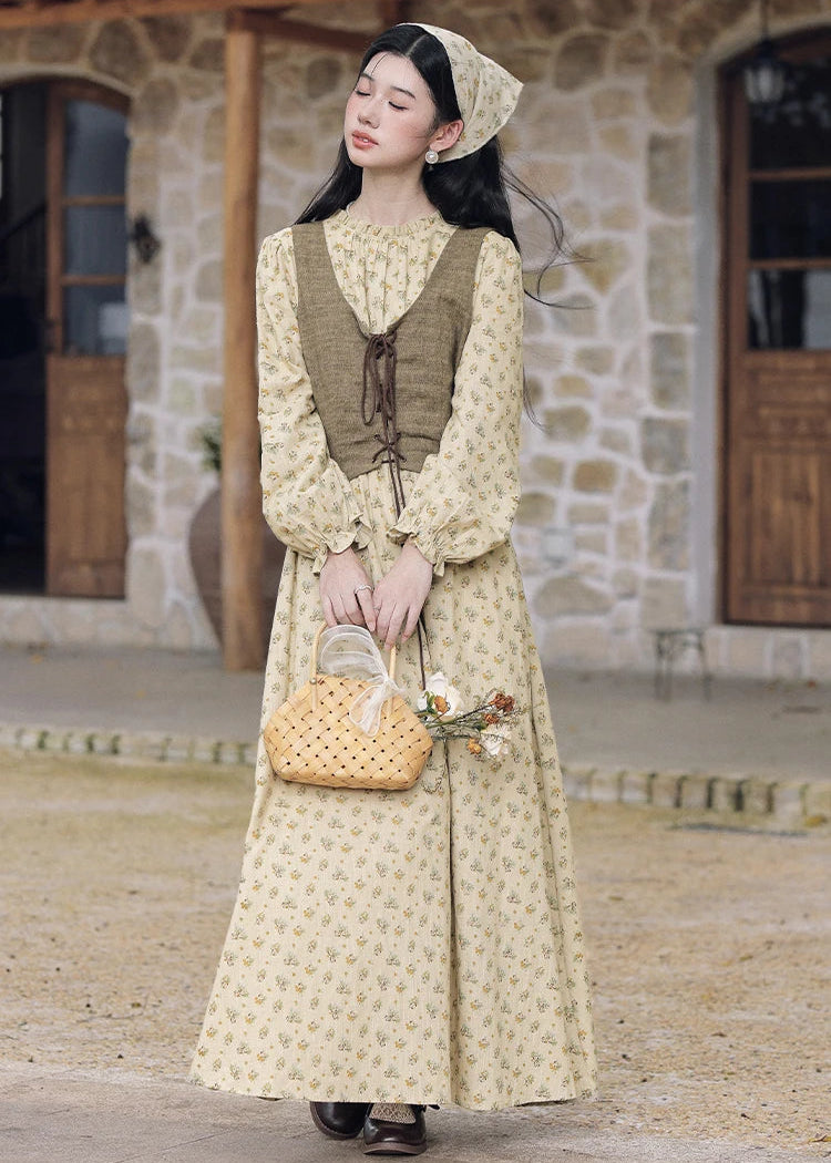 The Village Apothecary 3-Piece Cottagecore Village Witch Dress Set