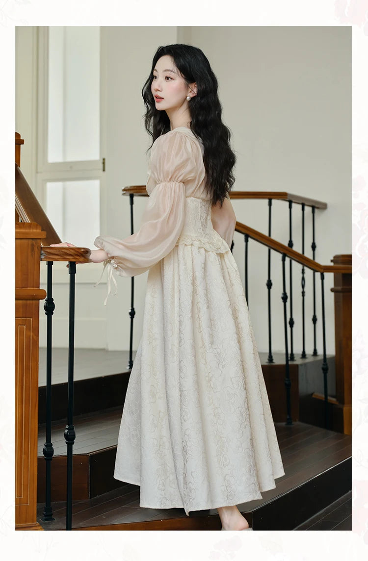 Aurora Romantic Royalcore Corset Dress