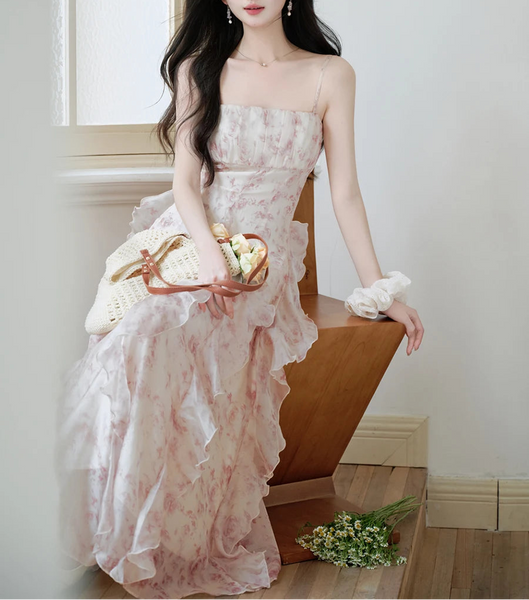Feather Lily Romantic Spring Fairy Dress