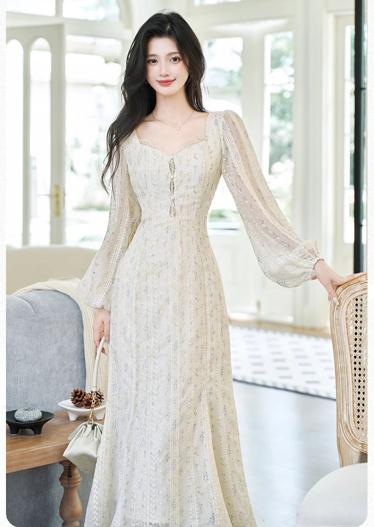 Whispering Aura Romantic Princess Dress
