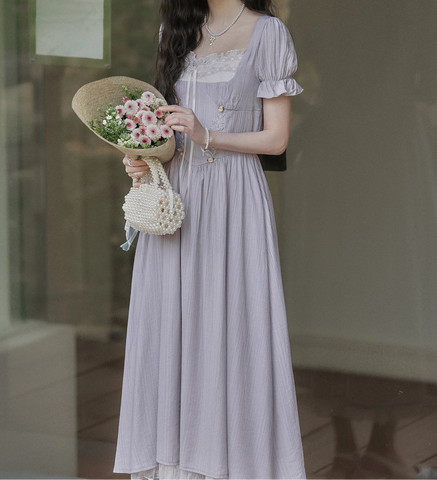 Lilac Muse Cottagecore Dress