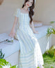 Meadows & Rays 2-Piece Cottagecore Dress + Headscarf Set