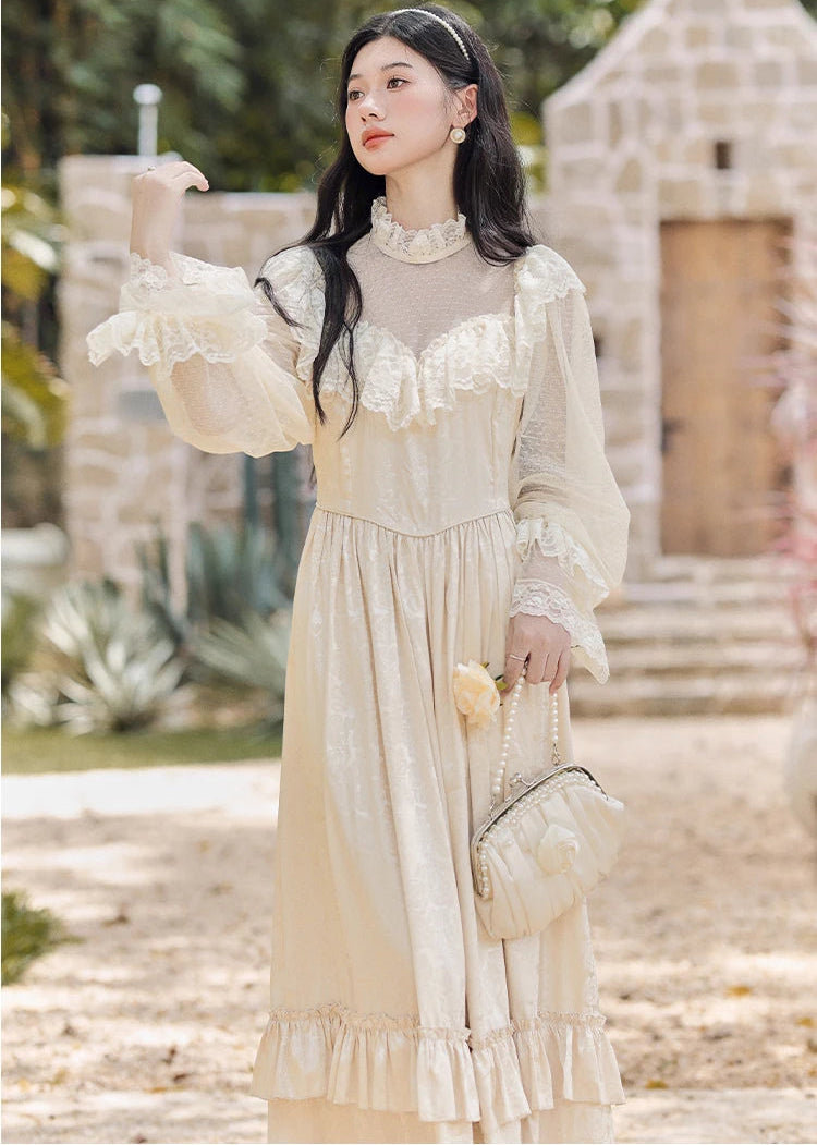 Anastasia Romantic Fairycore Dress Vintage-Princess Aesthetic