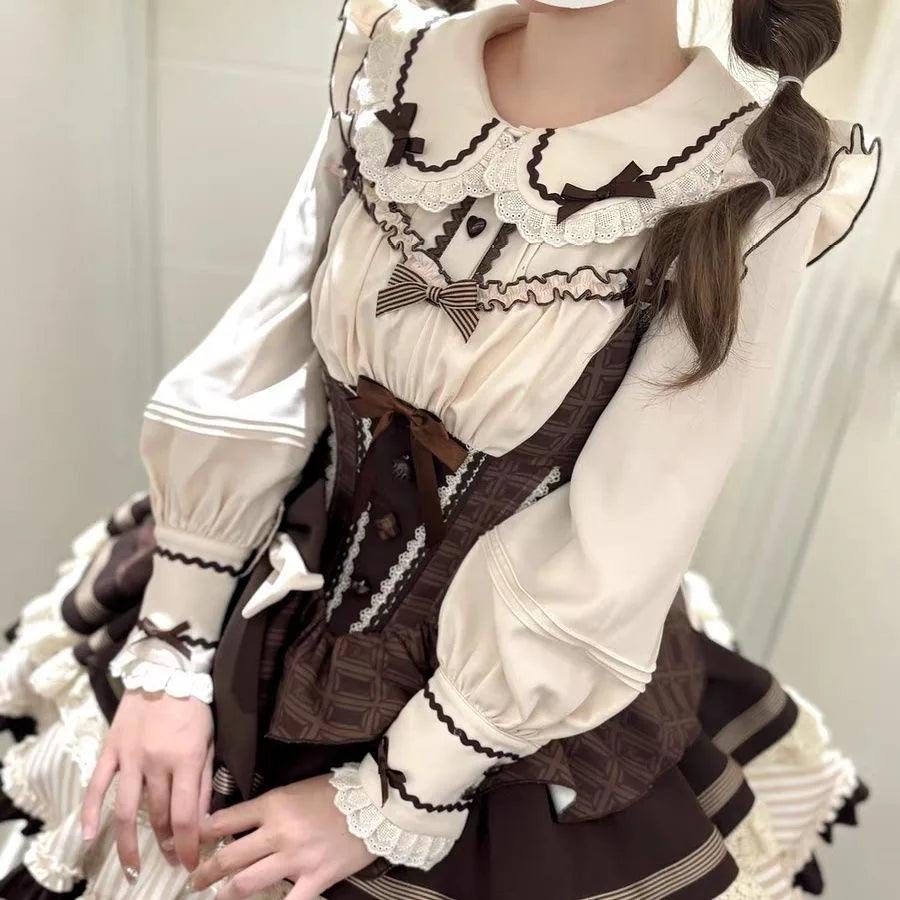 Cookie Heart Japanese Lolita Blouse