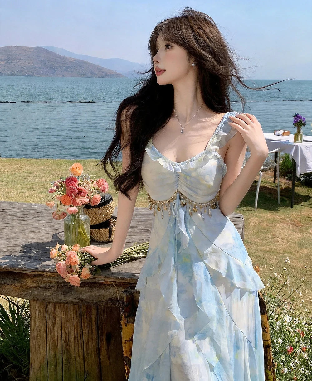 Azure Mermaid Fairy Dress