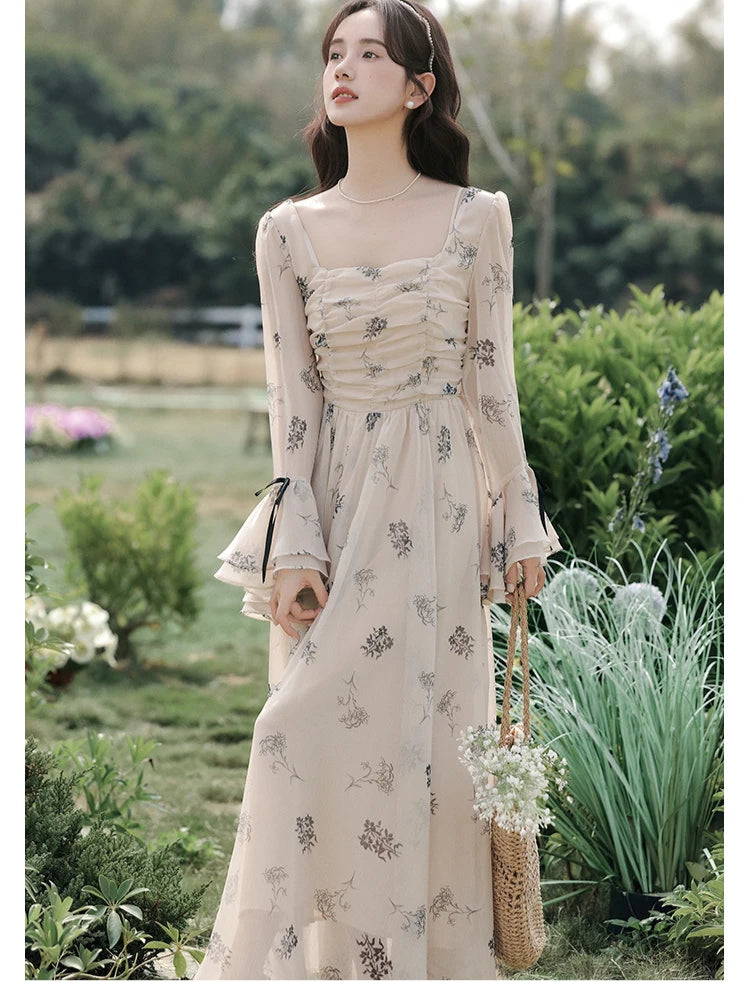 Bloom Shadows Romantic Fall Fairy Dress