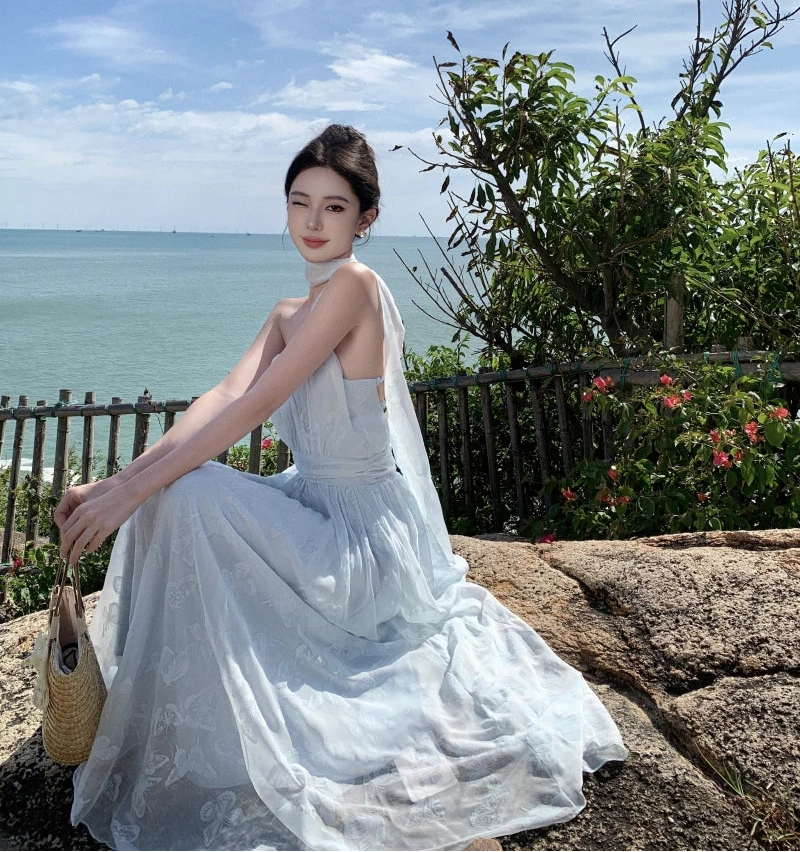 Sea Butterfly Ethereal Dreamy Coquette Fairy Dress