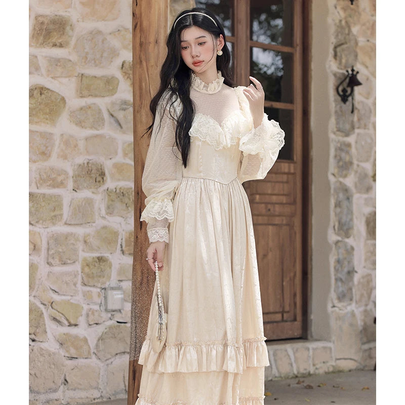 Anastasia Romantic Fairycore Dress Vintage-Princess Aesthetic