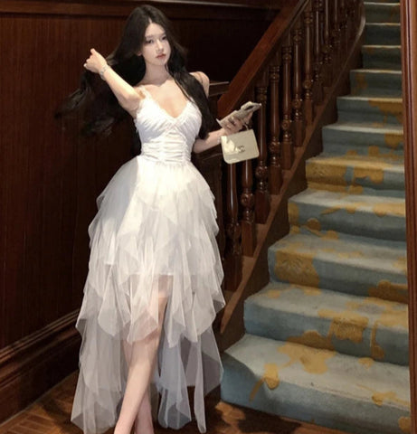 Angel Whispers Angelcore Coquette Dress