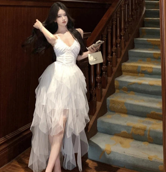 Angel Whispers Angelcore Coquette Dress