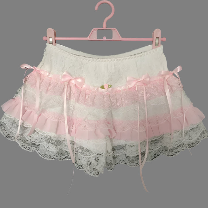 Sugar Rose Coquette Style Lace Bloomers