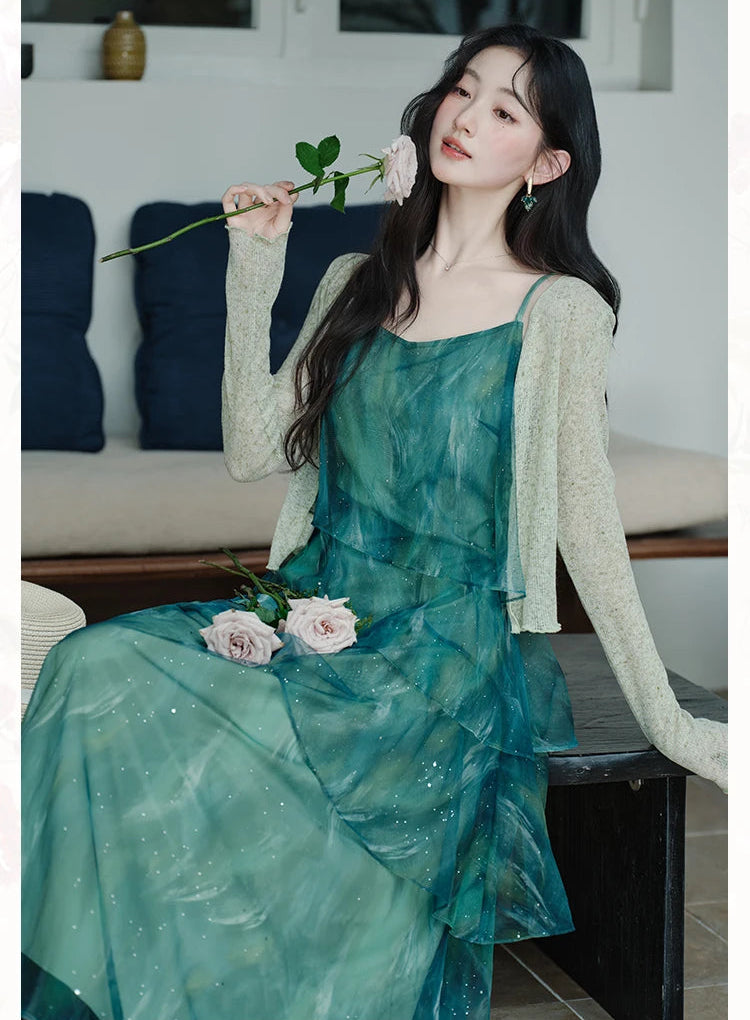 Emerald Enchant Ethereal Essence Dress