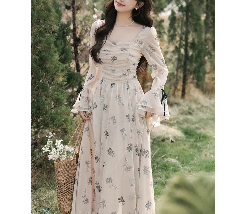 Bloom Shadows Romantic Fall Fairy Dress
