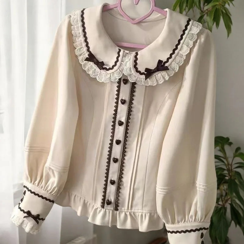 Cookie Heart Japanese Lolita Blouse