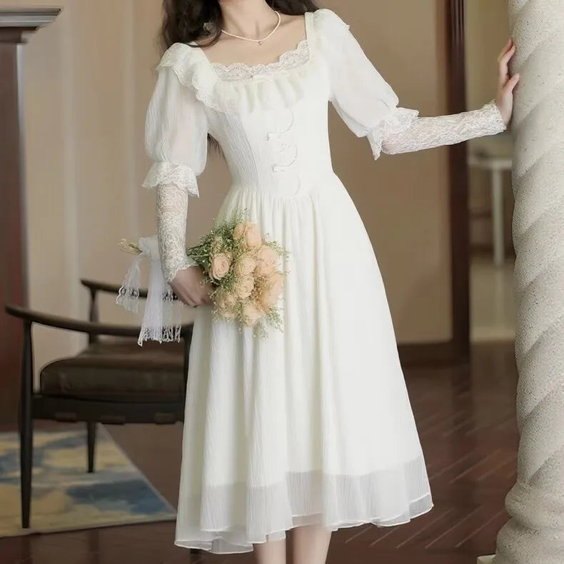 Snowbelle Romantic Royalcore Princess Dress