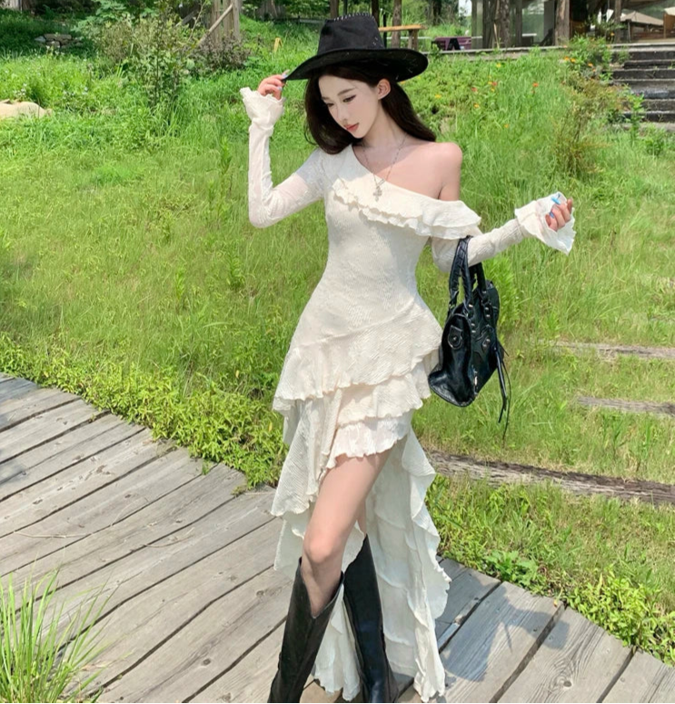 Layered Fairycore Dress goblincore dress forestcore aesthetic