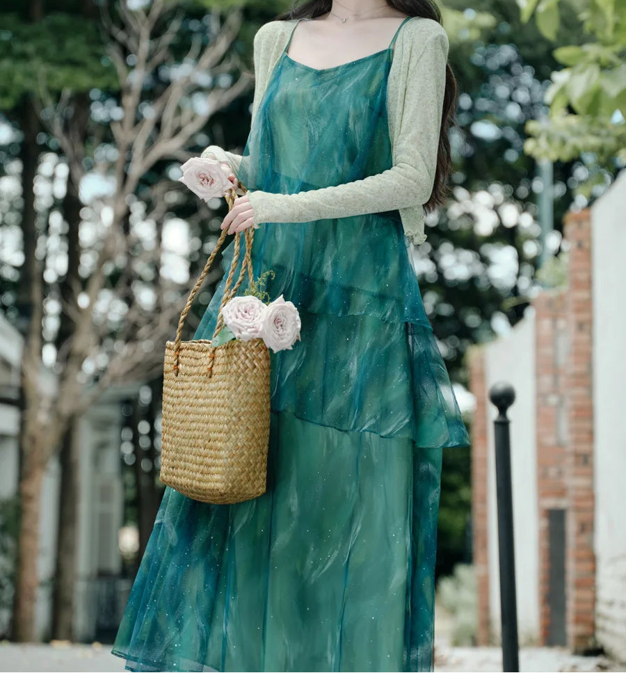 Emerald Enchant Ethereal Essence Dress
