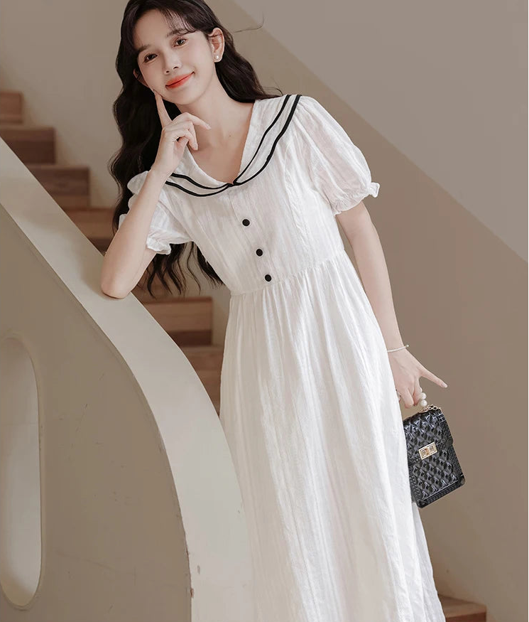 Uminohi Japanese Style Vintage-Sailor Dress