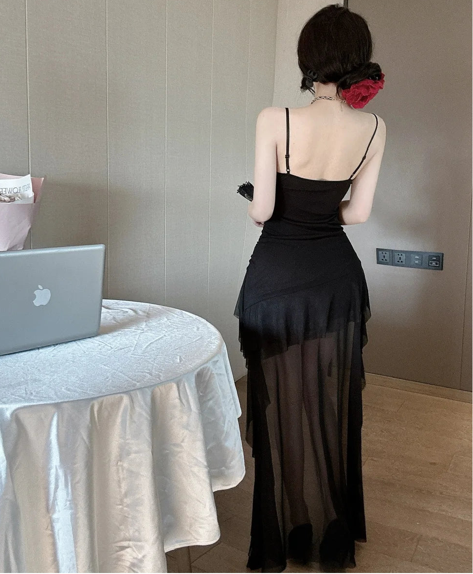 Vinca Dark Coquette Dress