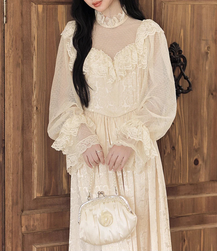 Anastasia Romantic Fairycore Dress Vintage-Princess Aesthetic