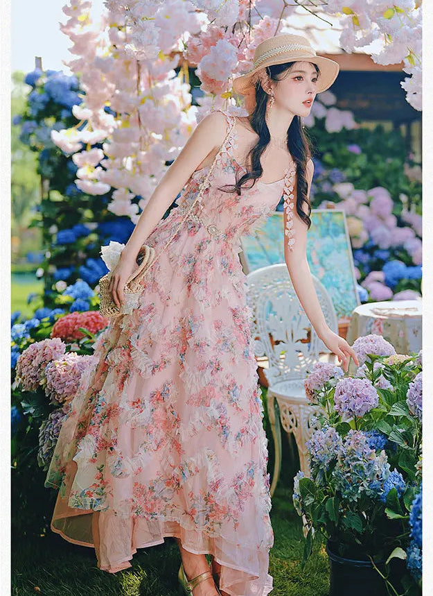 Sakura Fairy Dress with Pearl Belt