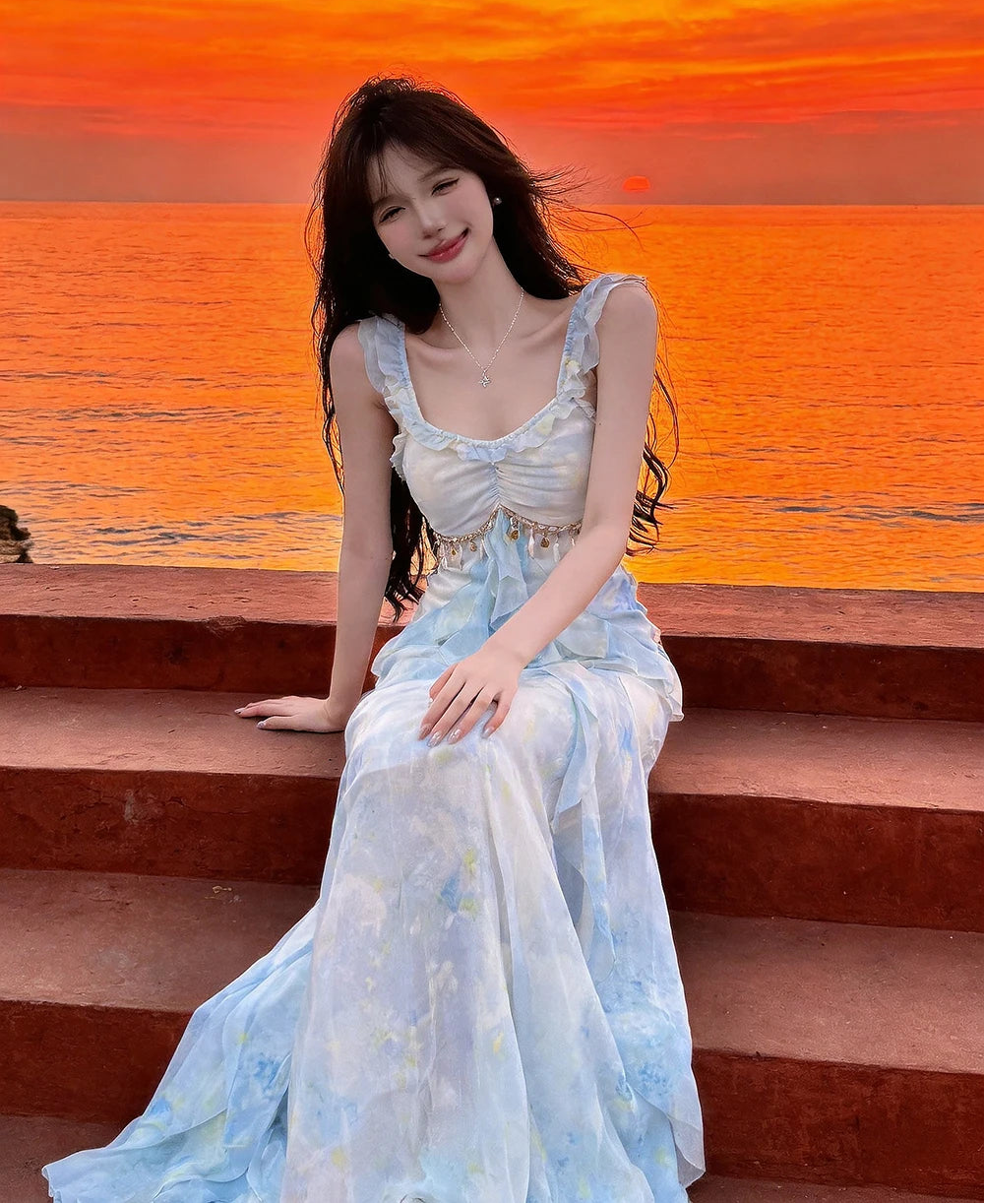 Azure Mermaid Fairy Dress