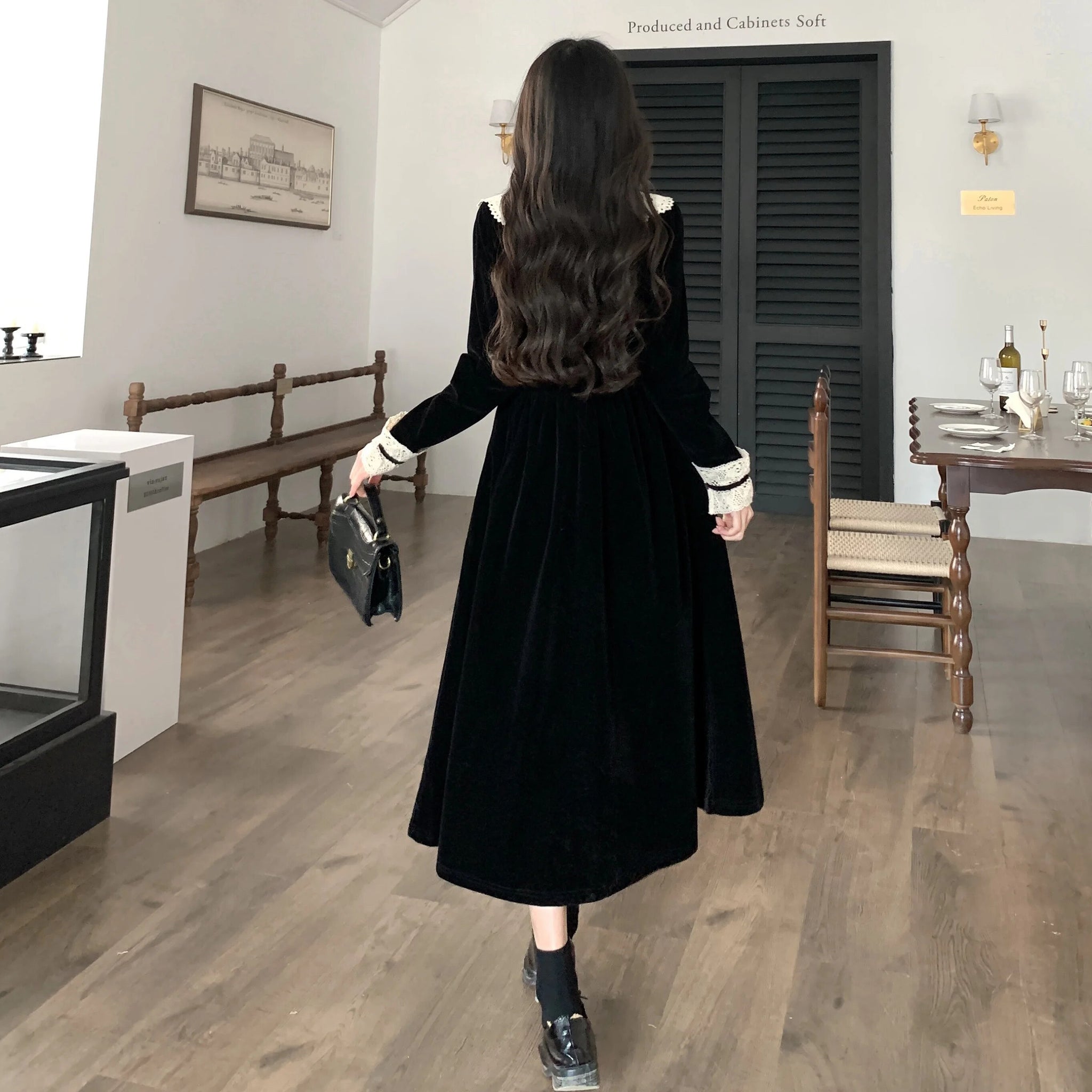 Bryla Dark Vintage-Academia Witchy Dress