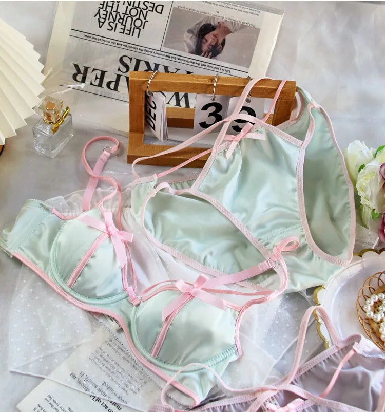 Pastel Coquette Lingerie Set