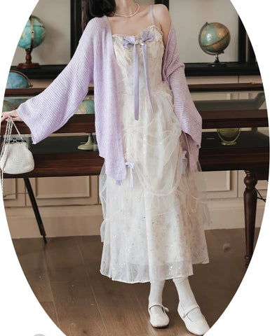 Sakura Stardust Pastel Fairycore Lolita Princess Dress Anime-Inspired Gown