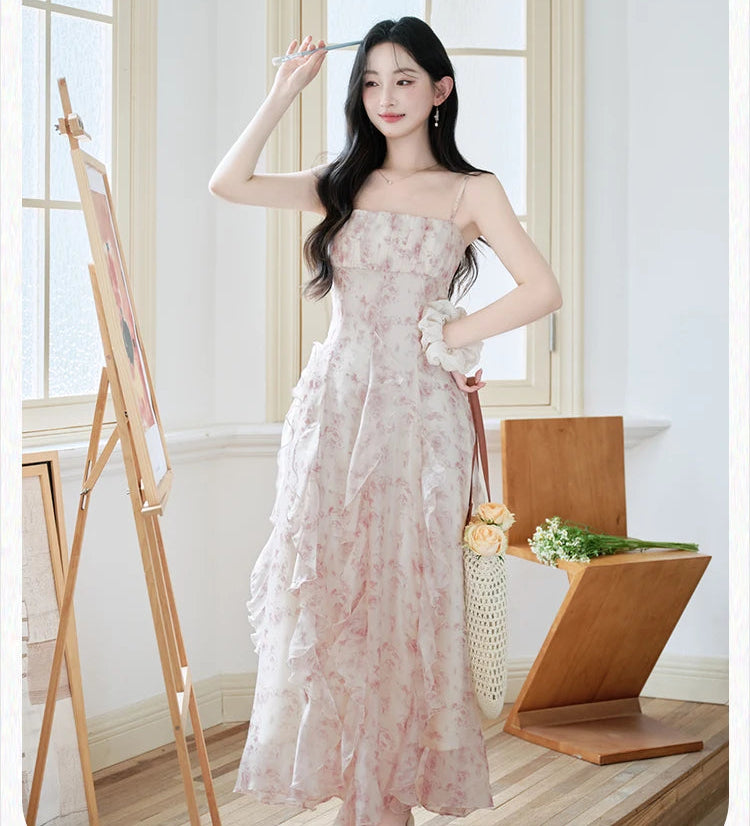 Feather Lily Romantic Spring Fairy Dress