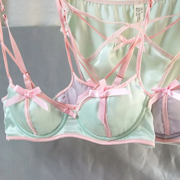 Pastel Coquette Lingerie Set