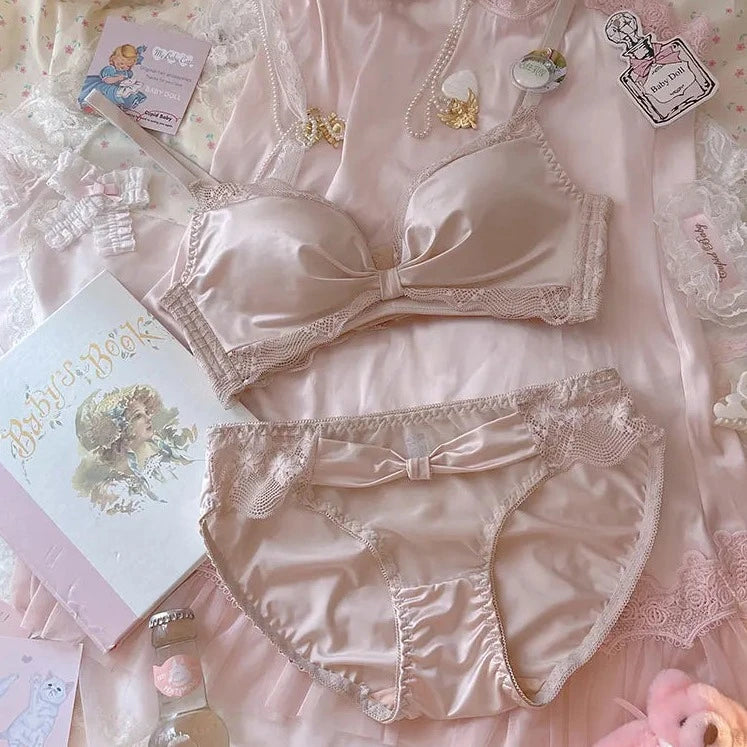 My Ballet Shoes Satin Coquette Lingerie Set My Ballet Shoes Satin Coquette Lingerie Set