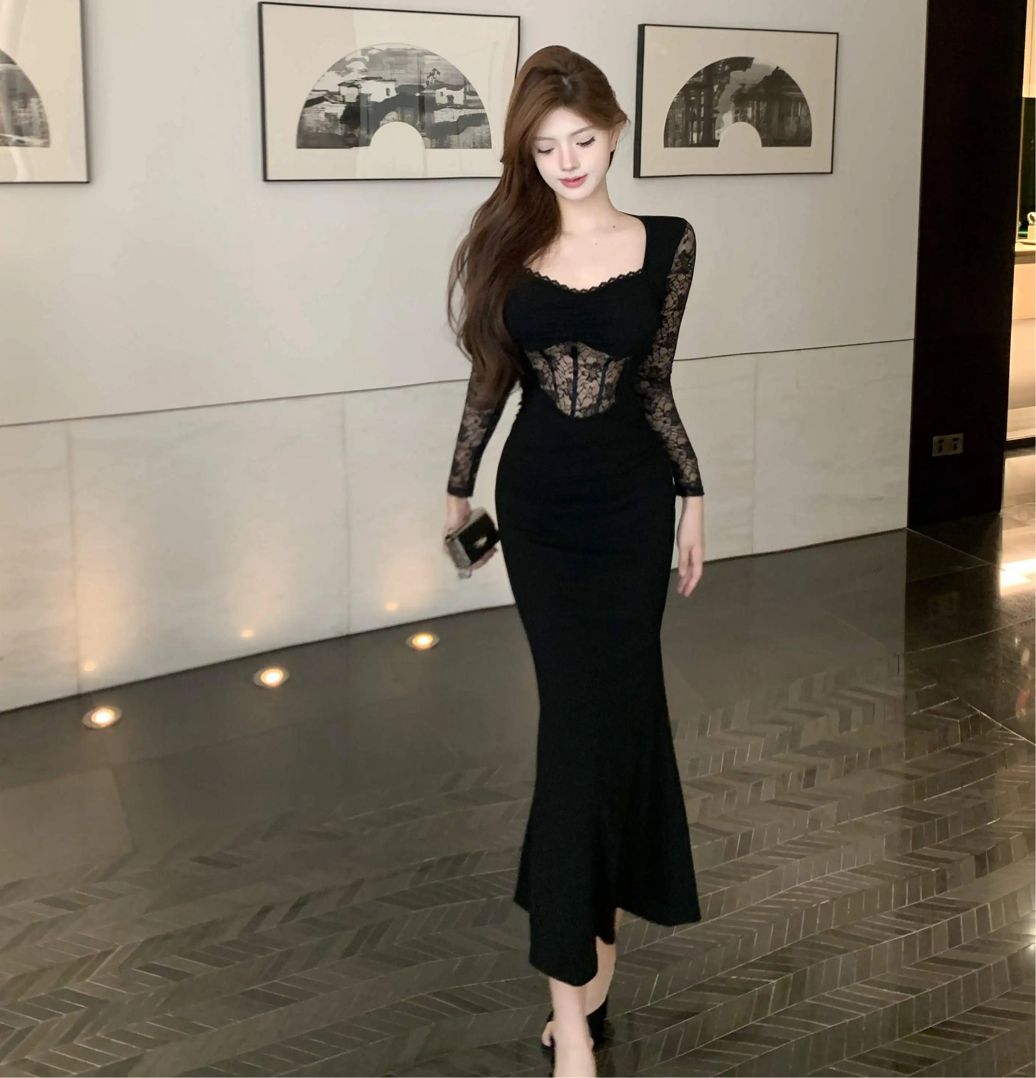 Ice Rose Dark Aesthetic Romantic Goth Dress