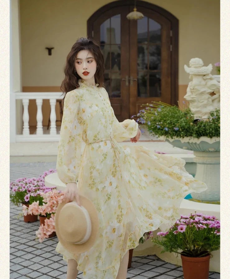 Lillia Romantic Vintage Cottage Fairy Dress