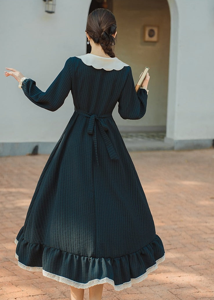 Dark Academia Vintage-Inspired Dress Vintage Dresses