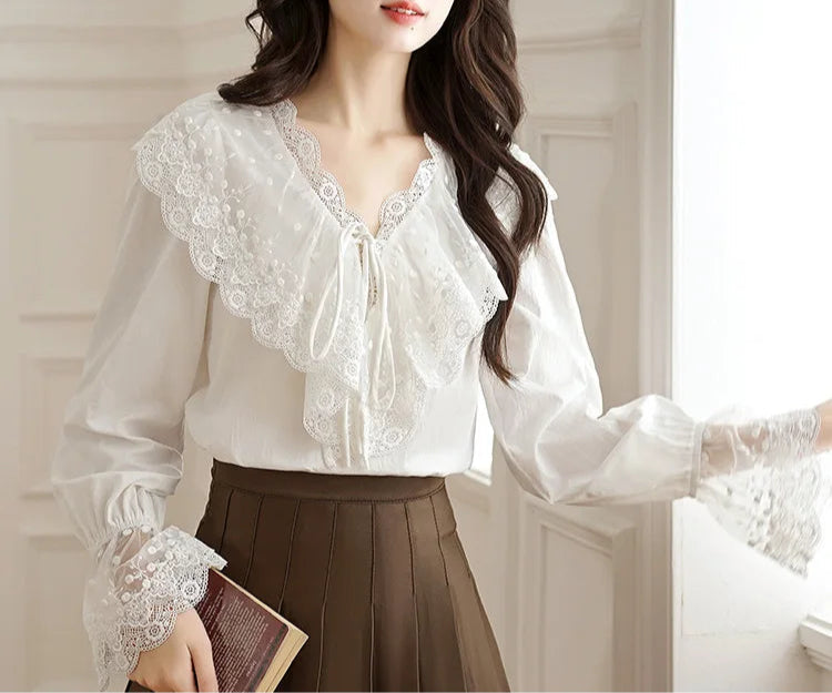 Karina Light Academia Blouse