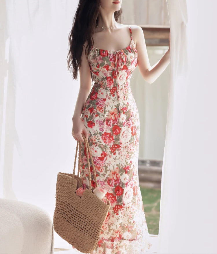 shabby chic cocktail dress Vintage Floral Shabby Chic Dress Cottagecore Dress Cottagecore Style