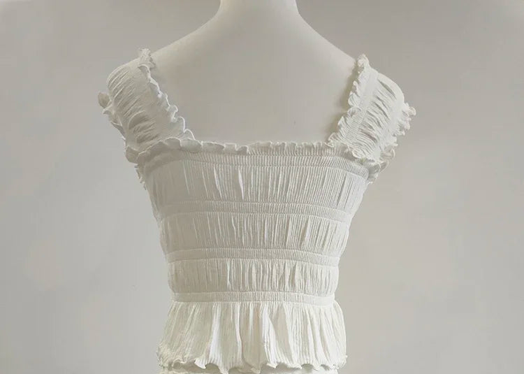 Sugar Rose Coquette Style Ribbon Top