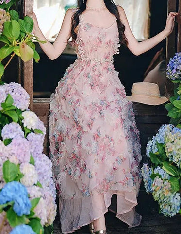 Sakura Fairy Dress with Pearl Belt