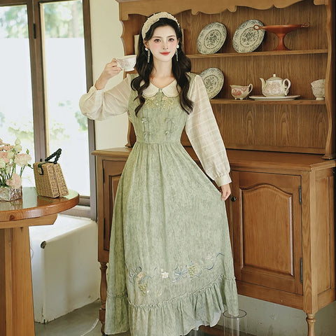 Parsley Dance Cottage Witch Cottagecore Dress