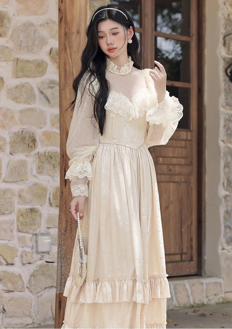 Anastasia Romantic Fairycore Dress Vintage-Princess Aesthetic