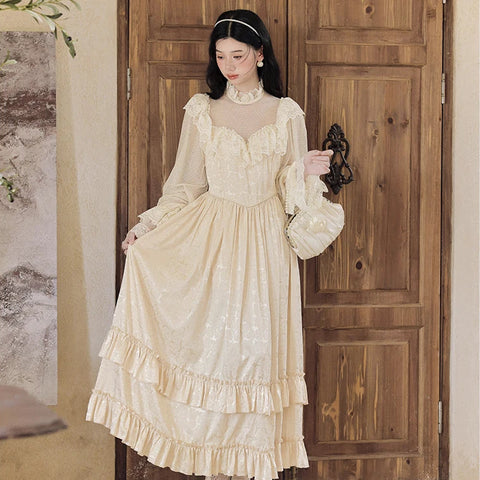Anastasia Romantic Fairycore Dress Vintage-Princess Aesthetic