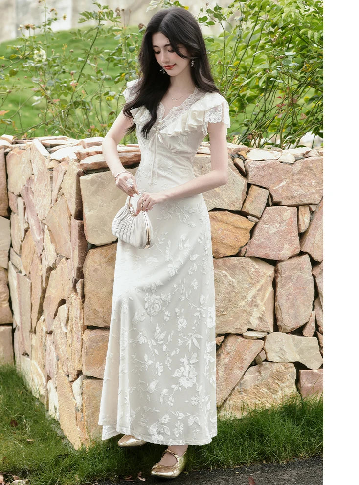 Charlotte Romantic Light Academia Dress