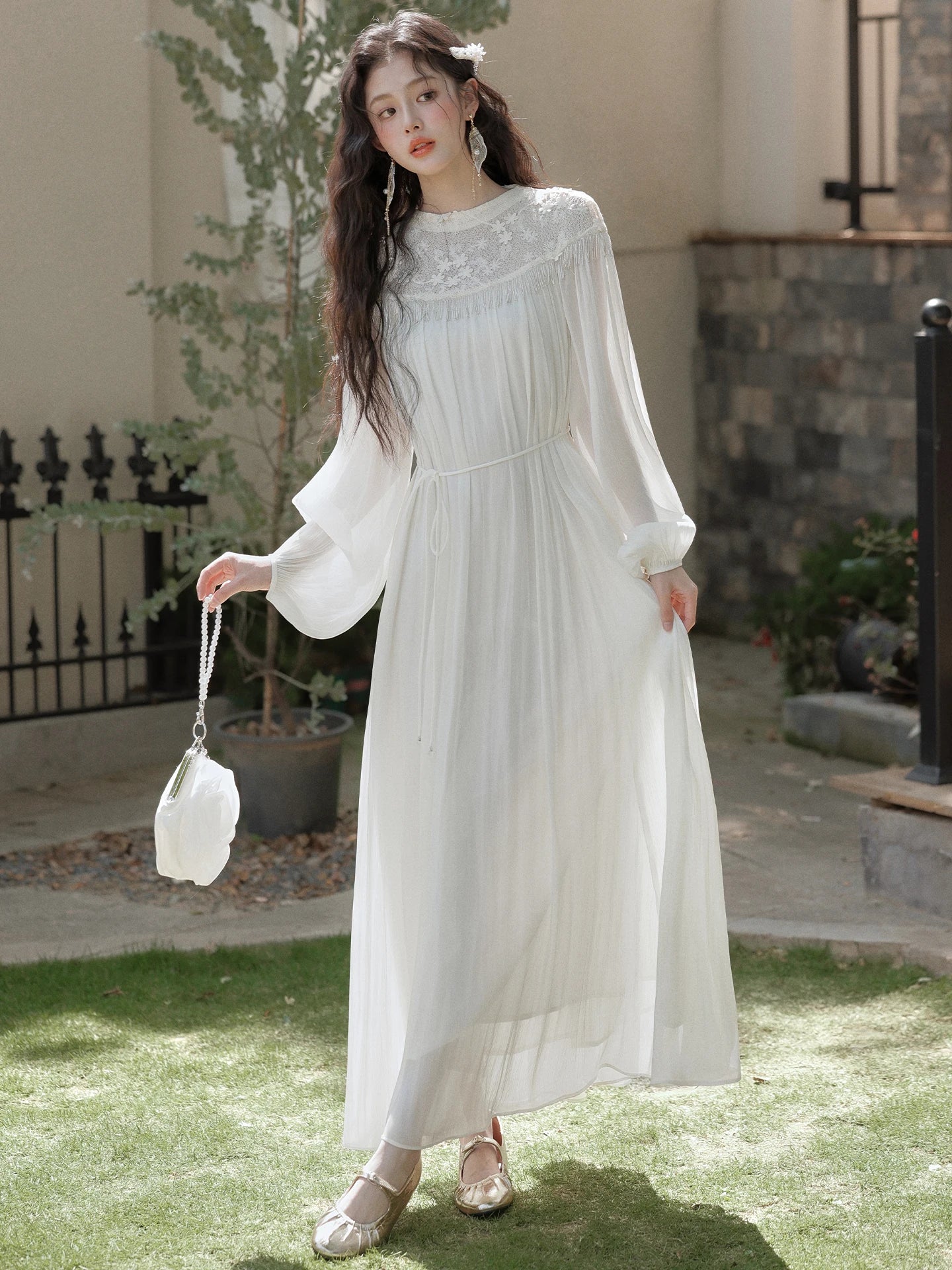Ethereal Bohemian Fairy Dress