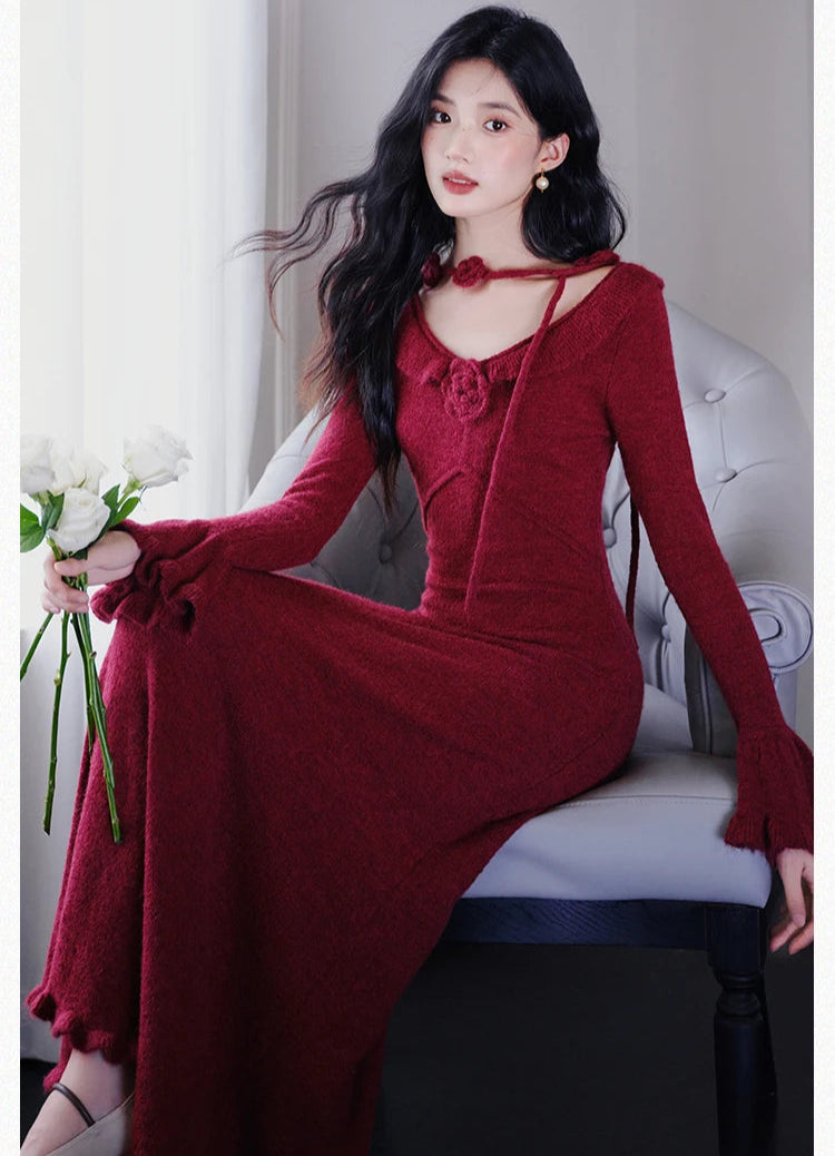 Dandelia Redwhisper Dark Romantic Dress