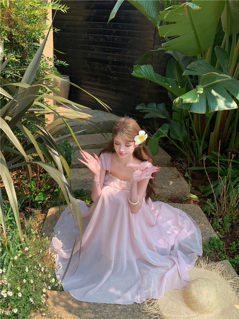 Rose Weather Pink Coquette Dress