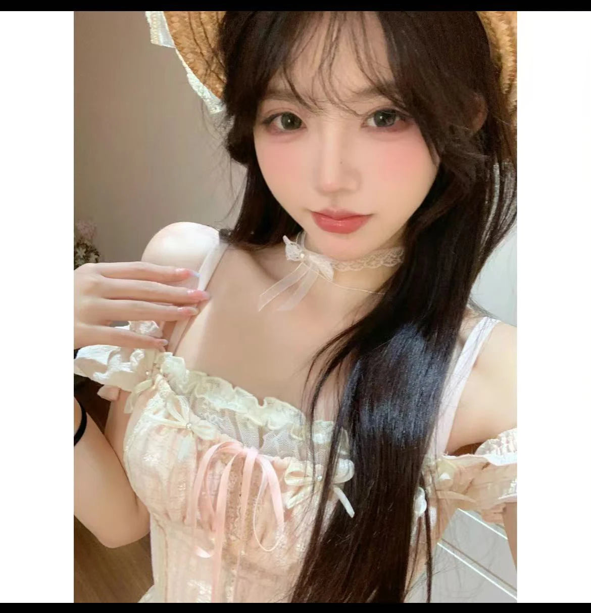 Vanilla Glow Sweet Coquette Dress