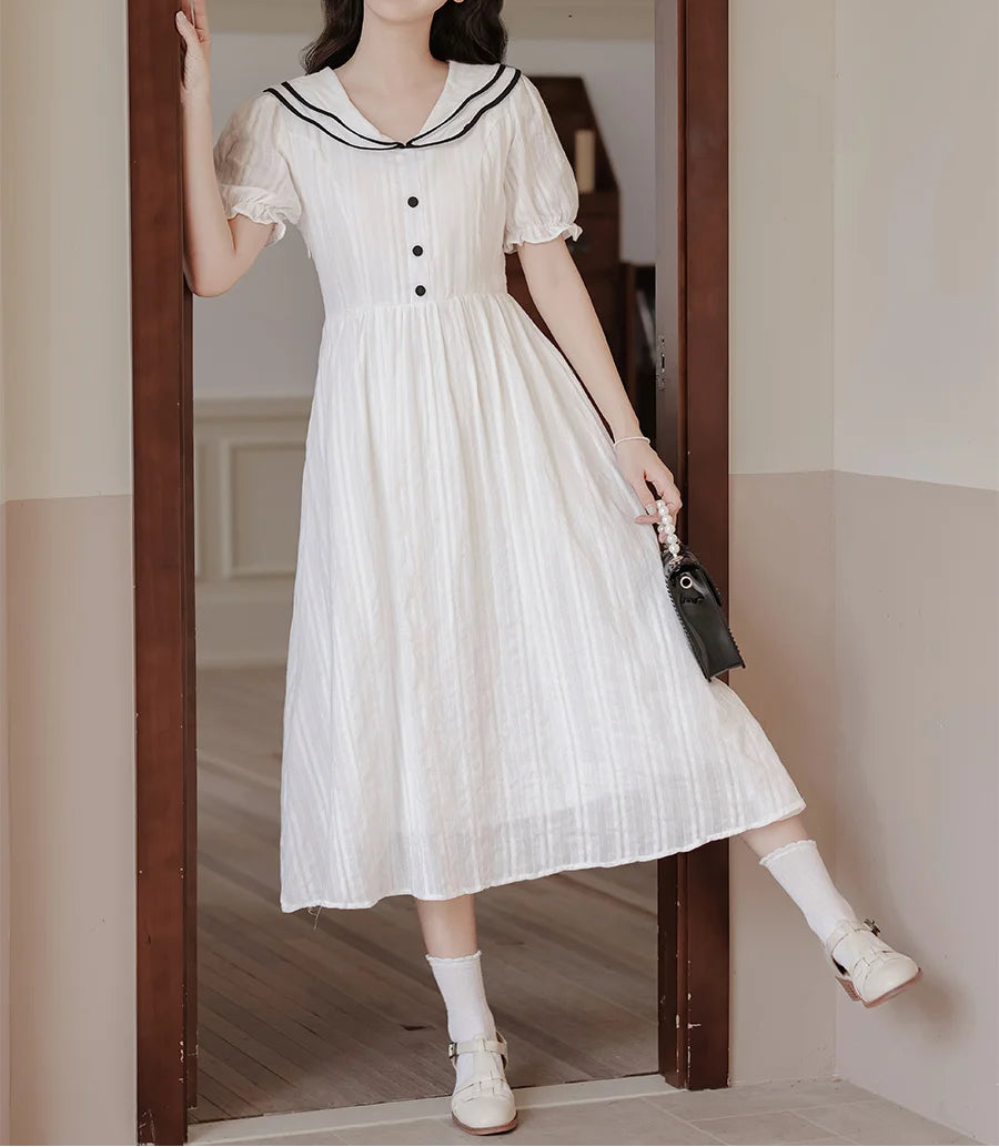 Uminohi Japanese Style Vintage-Sailor Dress
