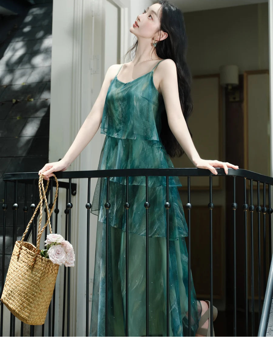 Emerald Enchant Ethereal Essence Dress